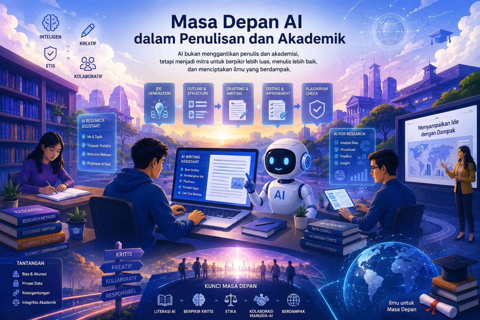 Masa Depan AI dalam Penulisan dan Akademik