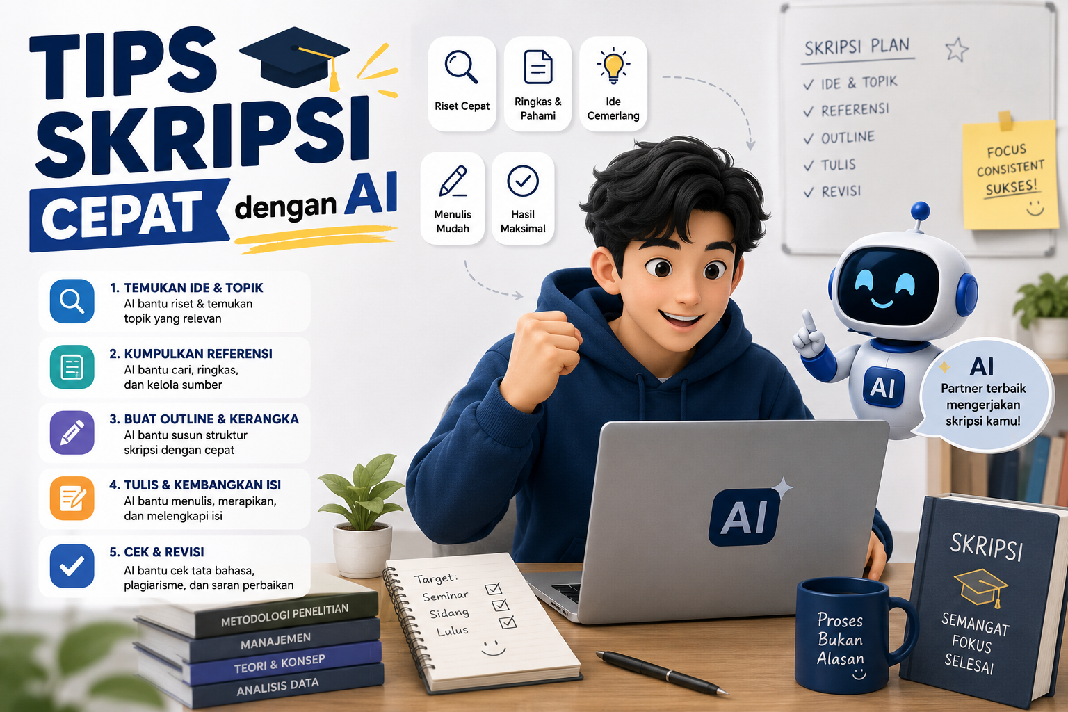 Tips Skripsi Cepat dengan AI